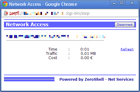 Net Access Window