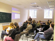 Prof. D.Kazakov with students
